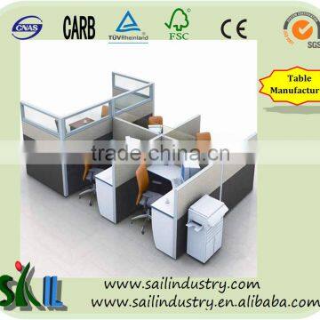 Modern MDF Panel Office Workstation/Work Desk Design