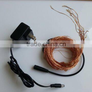 Garland tree light christmas led garland lights copper wire rattan string lights for outdoor indoor tree decoration