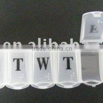 seven days plastic pill box