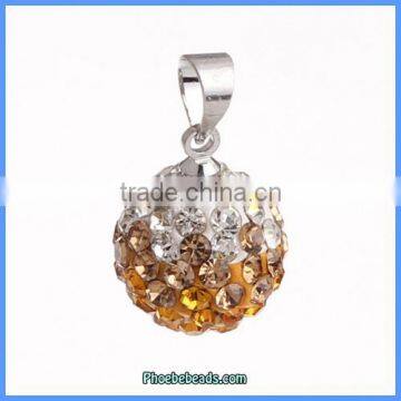 Wholesale Mix Colors 12mm Jewelry Dangle Charms Ball Design For Women CPP-R1215