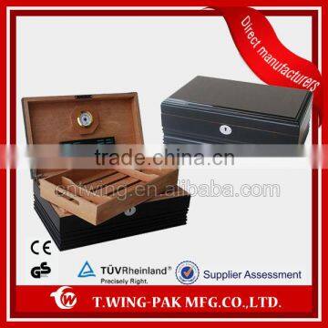 Wholesale spanish cedar wooden cigar cabinet humidor supplier