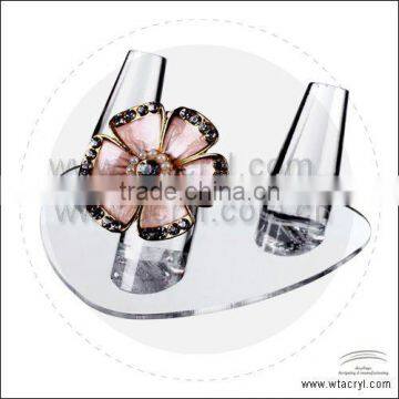 Three Finger Acrylic Ring Fingers Ring Displays Jewelry Displays