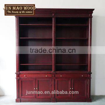 Wooden Antique Style Bookstore Furniture,Bookshelves Book Display Rack In Bookroom