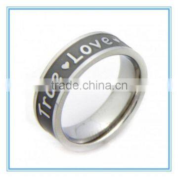 "True Love Waits" Stainless Steel Promise Ring