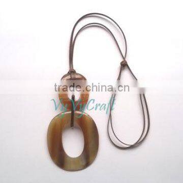 Buffalo horn jewelry, buffalo horn pendant VVP-143