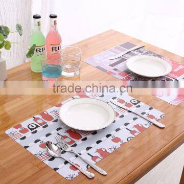 disposable placemats baby 2016 waterproof Customized printed clear plastic mat,table mat,placemat                        
                                                Quality Choice