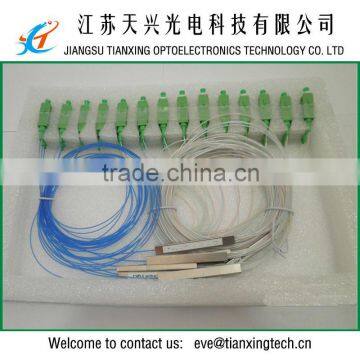 Mini mod fibre optico PLC splitter 1x8 SC APC ,1.5m