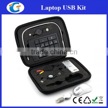 Computer Accessary Laptop Computer Travel Kit USB Kit Set