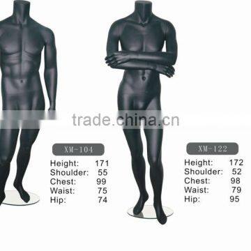 fashion store matt black male mannequin