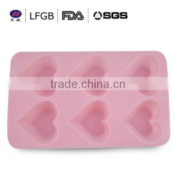 Professional factory Silicone cake mould /silicone heart shaped molds/silicone cake mold