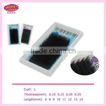 Soft synthetic eyelash,L shape fake eyelash,false eyelash