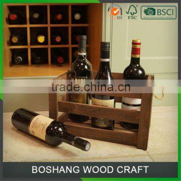 Christmas 4 Bottle Wooden Wine Gift Box photo-3