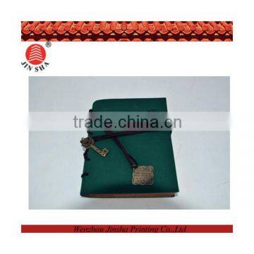 2015 newest original design PU leather notebook l with leather rope