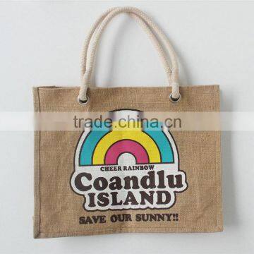  manufacturer wholesale hot sell shopping jute bag shipping from china