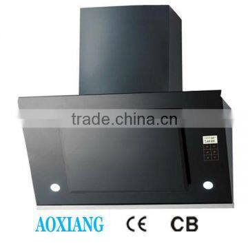 2015 new style Tempered glass kitchen exhaust fan / range hood / smoke exhaust ventilator C3