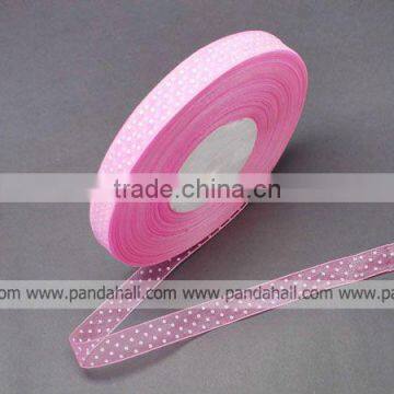 Printed Dot Celebrate Organza Ribbon(ORIB-Q003-3)