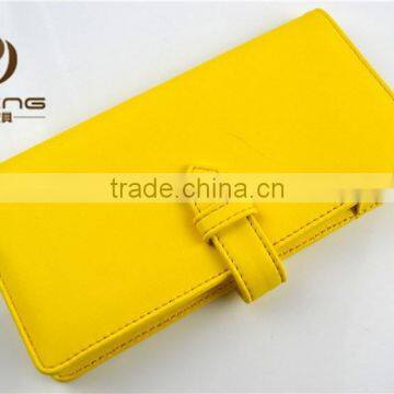 2015 New arrival custom design genuine leather brand women wallet