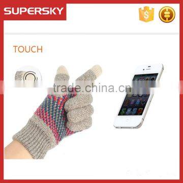 V-341 Newest knitting winter warmer gloves touch screen gloves magic golves for mobile phone