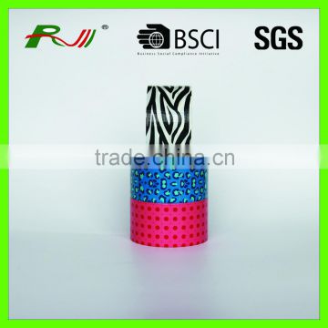 Best selling decorative cloth material custom offer design printing duct tape