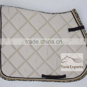 Cotton drill saddle pad