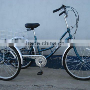 BICYCLE blue Shimano shopping tricycle/cycle/trike