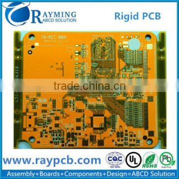 1.8mm FR4 Rigid PCB Yellow Soldermask