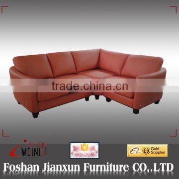 J1250 orange leather sofa