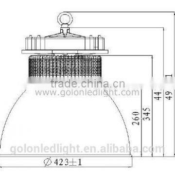 100w Led High Bay Meanwell Driver CE RoHs Ufo Led High Bay Light100w Led Replacement of 400w Hps photo-3