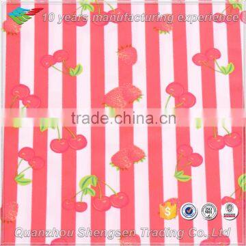 fruit printing spandex knitted swimwear fabric