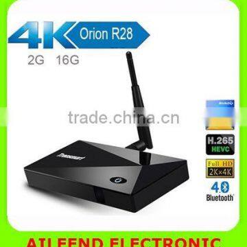 Tronsmart Orion R28 Pro 1.8GHz 2G/8G HDMI H.265 WiFi OTG Media Player IPTV Quad Core Smart TV Box, XBMC Android TV Box RK3288