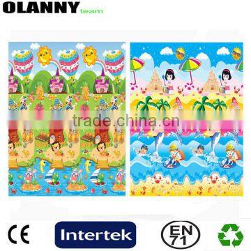 silk screen printing 1.8m*2m*10mm Pantone color OEM play mat