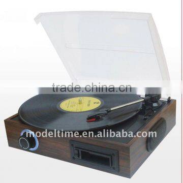 USB Turntable With Cassette Player