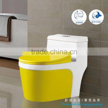 Hot selling in South American antique design one piece color toilet