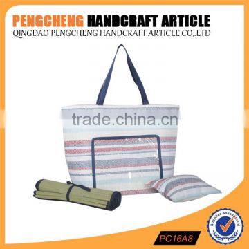 High quality paper straw beach bag