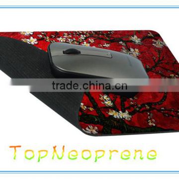 Cheap Promotional Pattern Colorful Neoprene Custom Printed Mouse Pad