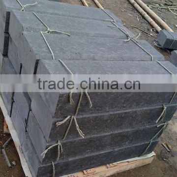 ZP black chinese black granite for paving