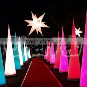 2015 Hot-Selling Inflatable Lighting Cone for Party Decoration with Fan