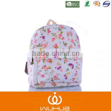 full print canvas backpack latest school bag