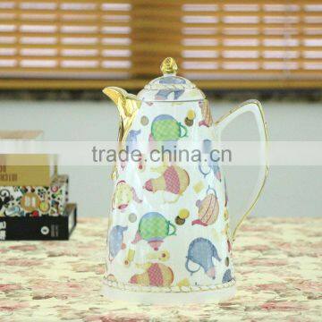 Wholesale dinnerware 800ml ceramic cold water thermos, disposable thermos, thermos flask kettle