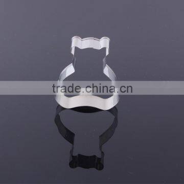 Cookie cutter with teddy bear shape