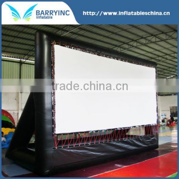 OEM design hot selling 150 inch or customized inflatable projection screen