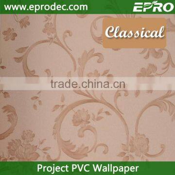 high quality home vinyl project wall paper for restaurant decoration