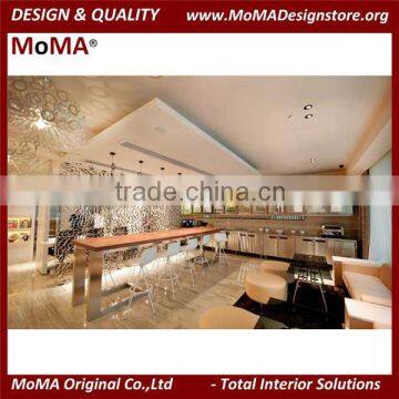 High End Customize Restaurant Furniture Classic High Top Wooden Bar Table And Chairs Designs photo-3