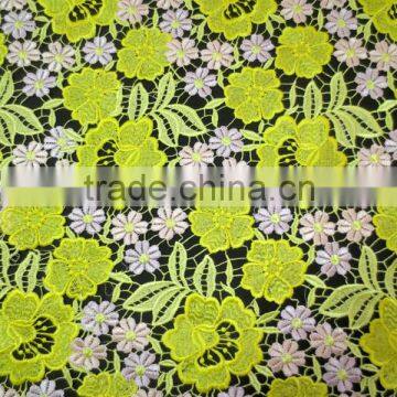 Multicolor High Quality Wedding Water Soluble Lace Fabric Guipure Lace Fabric From Guangzhou China photo-2
