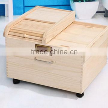 Japanese household cheap wood rice box