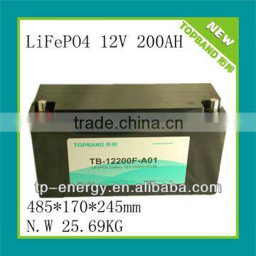 12V 100Ah house lithium rechargeable battery