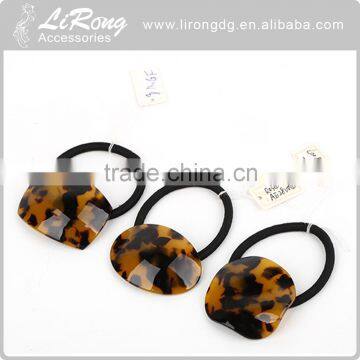 Kids plastic hair tie acetate hair scrunchie elastic hair rubber band