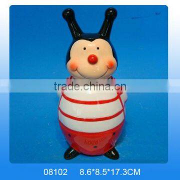 2016 hot selling ceramic bee money box,bee money bank for kids