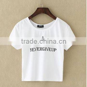 Lovely Red Mouth Cotton Custom Crop Top for Woman photo-4