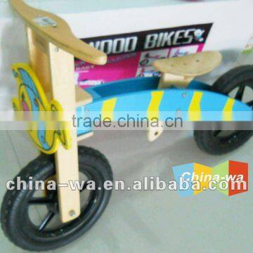 2012 wooden blance bicycle or bike toy for children